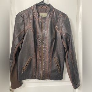 Maurices Brown Leather Jacket